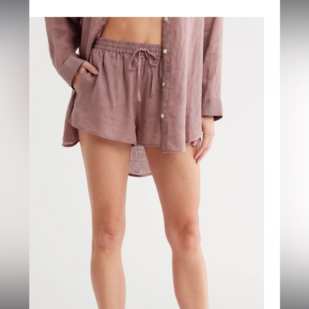 NWT L*Space Rio Linen Shorts